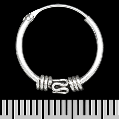 Сережка, кільце з візерунком (eas-114) Зображення