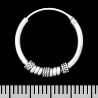 Сережка, кільце з візерунком (eas-115) Зображення