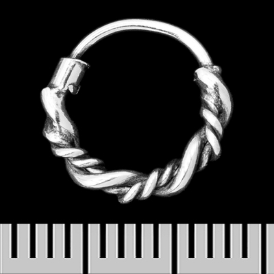 Сережка, кільце з візерунком (eas-118) Зображення