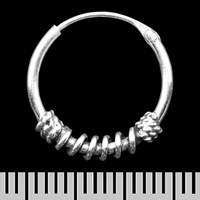 Сережка, кільце з візерунком (eas-120) Зображення