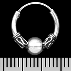 Сережка, кільце з візерунком (eas-189) Зображення