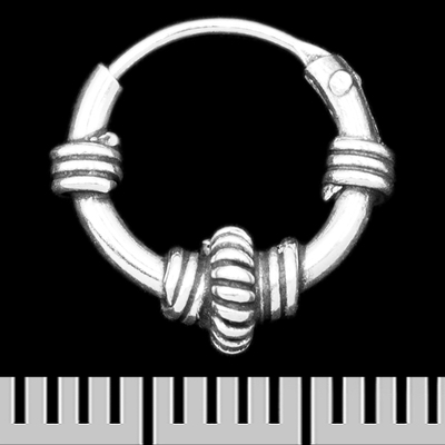 Сережка, кільце з візерунком (eas-195) Зображення