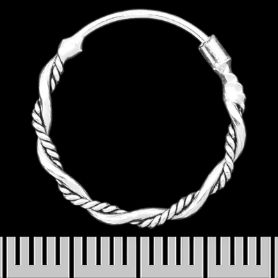 Сережка, кільце з візерунком (eas-198) Зображення