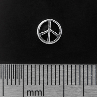 Сережка-гвоздик Пацифік (срібло, 925 проба) Зображення