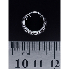 Сережка, кільце піратське з візерунком (eas-040) Зображення