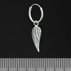 Сережка, кільце з крилом (eas-071) Зображення