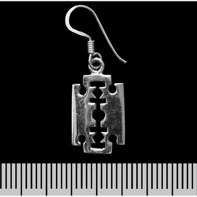 Серьга-крючок Лезвие (серебро, 925 проба) Изображение