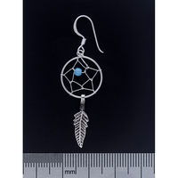 Сережка, ловець снів бирюза (eas-044) Зображення