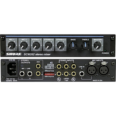 Микрофонный микшер Shure SCM262E Изображение