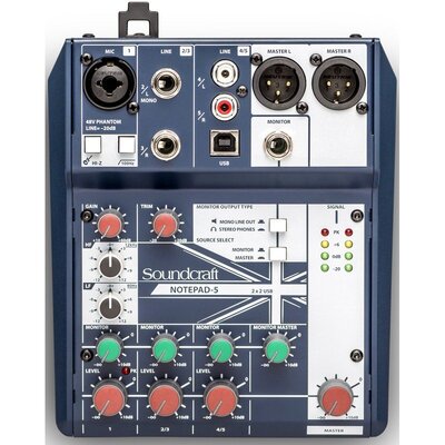 Микшерный пульт Soundcraft Notepad-5 (5085980) Изображение