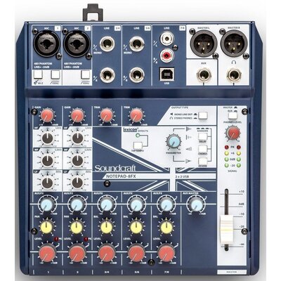 Микшерный пульт Soundcraft Notepad-8FX (5085984) Изображение