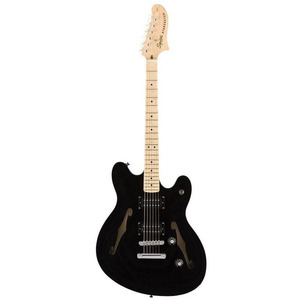 Напівакустична гітара Squier by Fender Affinity Series Starcaster Maple Fingerboard Black Зображення
