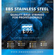 Струни для бас-гітари EBS SS-MD 6-strings (25-125) Stainless Steel Зображення