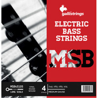 Струни для бас-гітари Gallistrings MSB45105 4 STRINGS MEDIUM Зображення