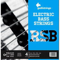 Струни для бас-гітари Gallistrings RSB45105 4 STRINGS MEDIUM Зображення