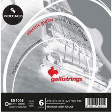 Струни для електрогітари Gallistrings EG1046 REGULAR LIGHT Зображення