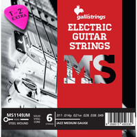 Струни для електрогітари Gallistrings MS1149JM JAZZ MEDIUM Зображення
