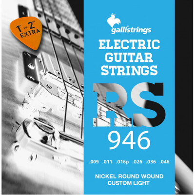 Струни для електрогітари Gallistrings RS946 CUSTOM LIGHT Зображення