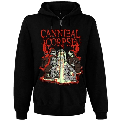 Толстовка Cannibal Corpse "Acid Bath" на молнии, Размер L Изображение