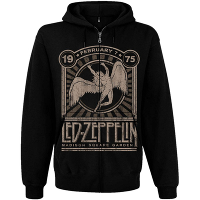 Толстовка Led Zeppelin "Madison Square Garden 1975" на молнии Изображение