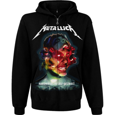 Толстовка Metallica "Hardwired...To Self-Destruct" на молнии Изображение