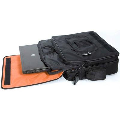 Сумка для DJ UDG Ultimate CourierBag DeLuxe Black/Orange inside Зображення