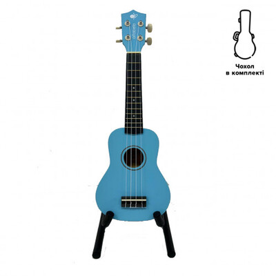 Укулеле Alfabeto U21 (Блакитний) + чохол Зображення