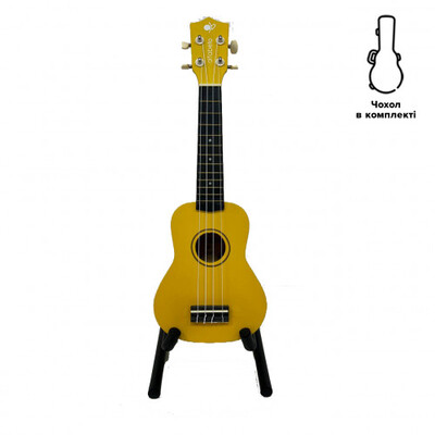 Укулеле Alfabeto U21 (Жовтий) + чохол Зображення