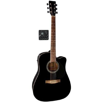 Електроакустична гітара VGS Pure D-10 СЕ BK PS501326 Зображення