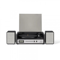 Виниловый проигрыватель Crosley Coda Shelf System (Silver) Изображение