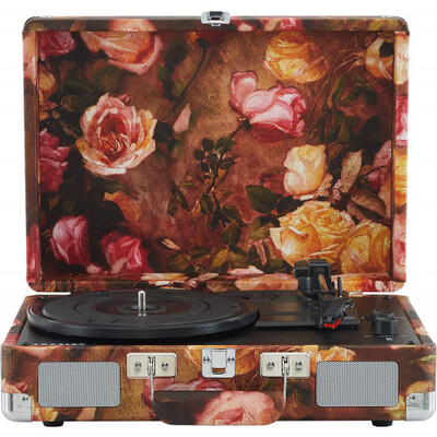 Проигрыватель винила Crosley Cruiser Deluxe Floral Изображение