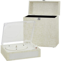 Виниловый проигрыватель Crosley Fusion Turntable + Case Combo (Cream) Изображение