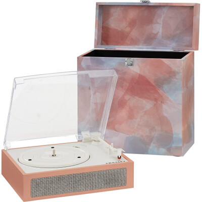 Виниловый проигрыватель Crosley Fusion Turntable + Case Combo (Watercolor) Изображение