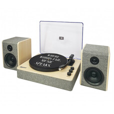 Виниловый проигрыватель Gadhouse Dean (Haze Grey) в комплекте с акустическими системами Изображение