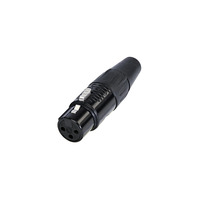 Роз'єм XLR(female) REAN by Neutrik RC3F-B Зображення