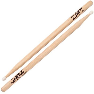Барабанные палочки Zildjian 2BNN Nylon Natural Drumsticks Изображение