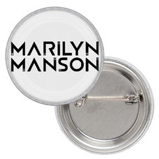 Значок Marylin Manson (black logo) Изображение