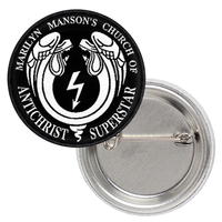 Значок Marylin Manson "Church of the Antichrist Superstar" Изображение