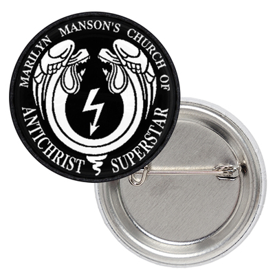 Значок Marylin Manson "Church of the Antichrist Superstar" Изображение