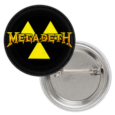 Значок Megadeth (Radioactive logo) Изображение