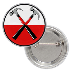 Значок Pink Floyd "The Wall" (hammers) Изображение