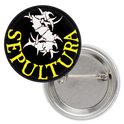 Значок Sepultura (yellow and white logo) Зображення