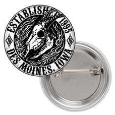 Значок Slipknot (Des Moines, Iowa, established 1995), white Изображение