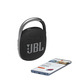 Портативная Bluetooth акустическая система JBL Clip 4 Black Изображение
