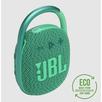 Портативная Bluetooth акустическая система JBL Clip 4 Eco Green Изображение