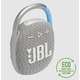 Портативная Bluetooth акустическая система JBL Clip 4 Eco White Изображение