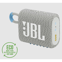 Портативная Bluetooth акустическая система JBL Go 3 Eco White Изображение