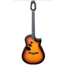 Электроакустическая гитара Alfabeto GammaEQ Sunburst с чехлом Изображение