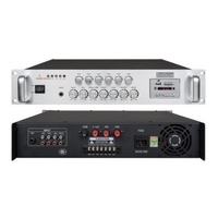 Підсилювач ProRecAudio PA-5350USBD, 350Вт, USB/SD, 2U,срібний Зображення