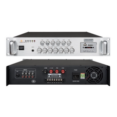 Усилитель ProRecAudio PA-5350USBD, 350Вт, USB/SD, 2U серебристый Изображение